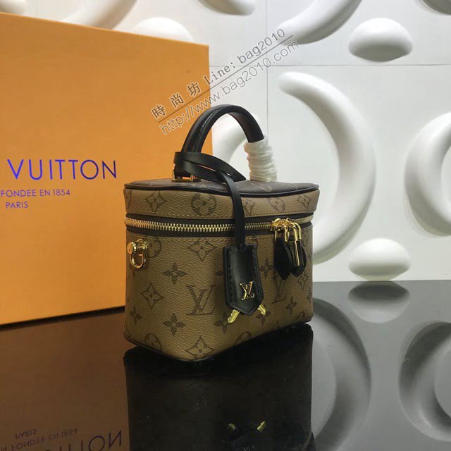 路易威登LV化妝包 Nice化妝包 lv新款手提肩背鏈條斜挎包  ydh3828